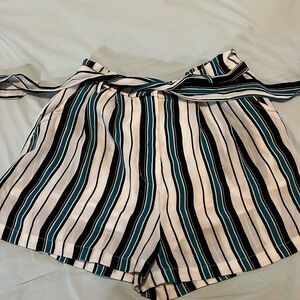 Women’s dressy striped shorts